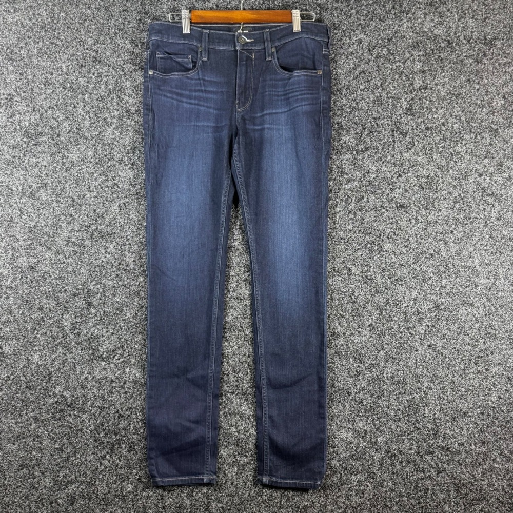 PAIGE Men's Skinny Jeans - Dark Wash Blue